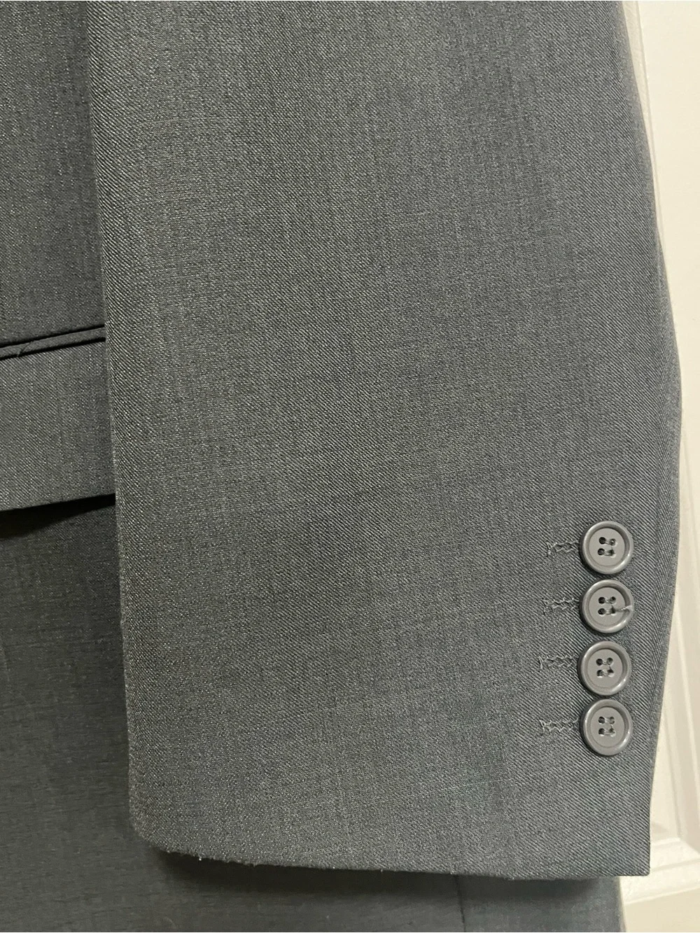 Cardinali Charcoal Gray Sport Coat Blazer Men’s 46S 2 Button Classic Fit